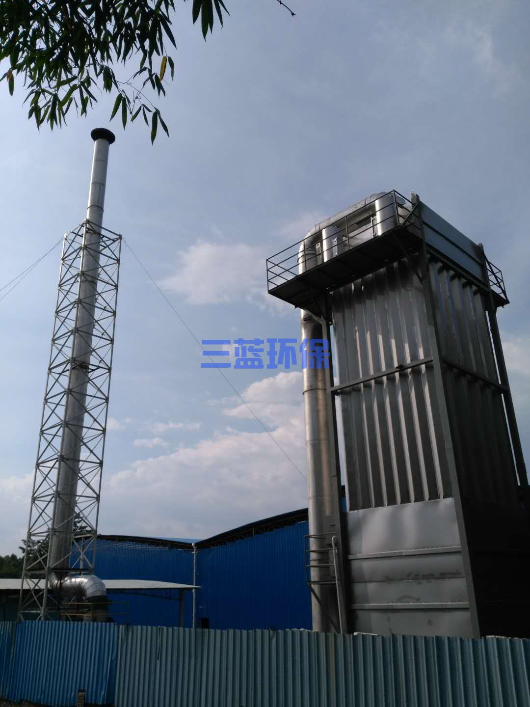 中山市铜材厂炼铜锅炉烟尘处理工程