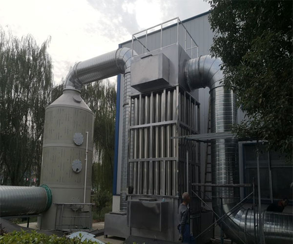 锻造脱膜剂烟气处理工艺